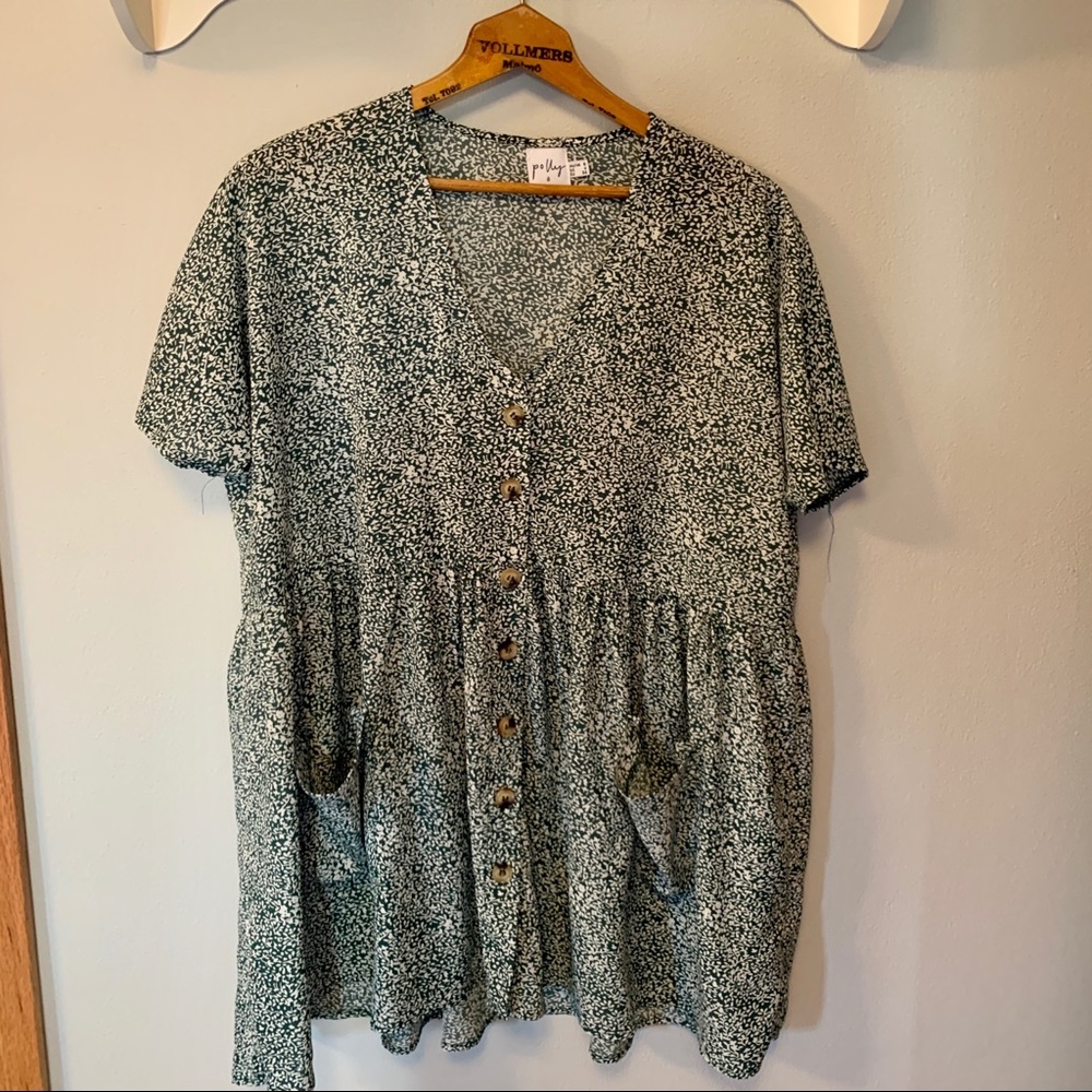 Princess Polly green shift dress